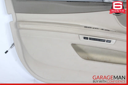 09-15 BMW 750I 750LI F01 F02 Front Left Driver Side Interior Door Panel Assy