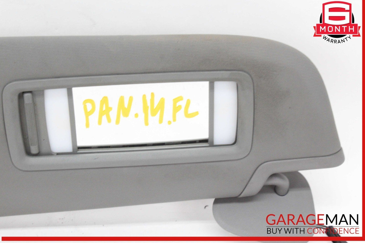 10-16 Porsche Panamera 970 E-Hybrid Front Left Driver Side Sun Visor Gray OEM