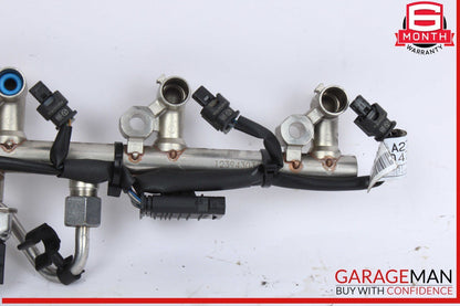 12-15 Mercedes W204 C250 CGI 1.8L M271 Fuel Injector Rail Line Assembly OEM