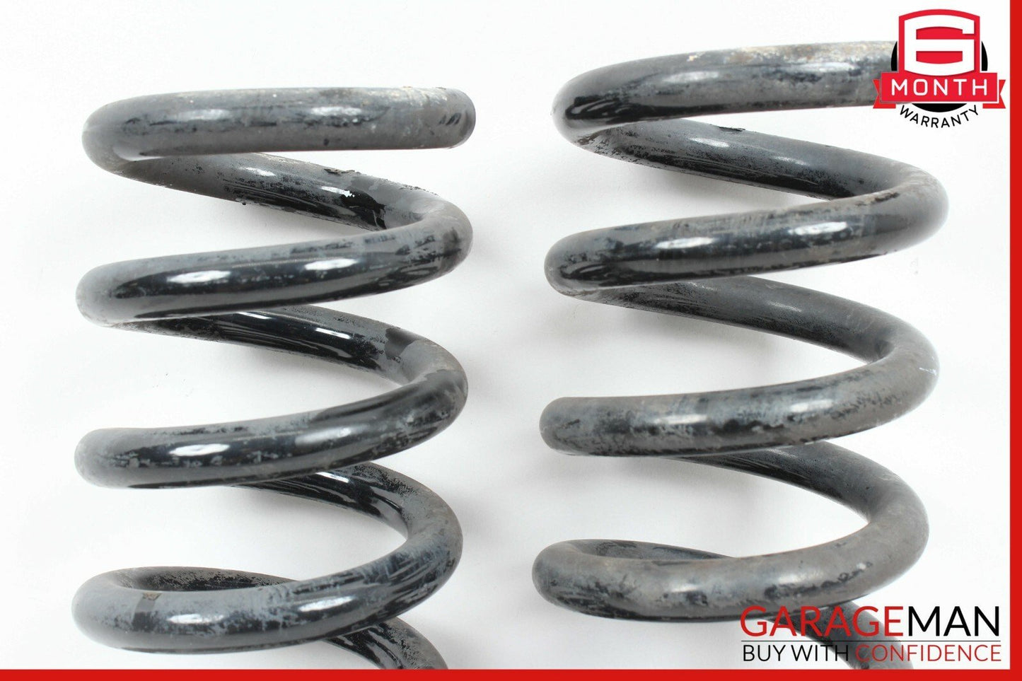 08-14 Mercedes W204 C350 Rear Right & Left Shock Absorber Coil Spring Set OEM