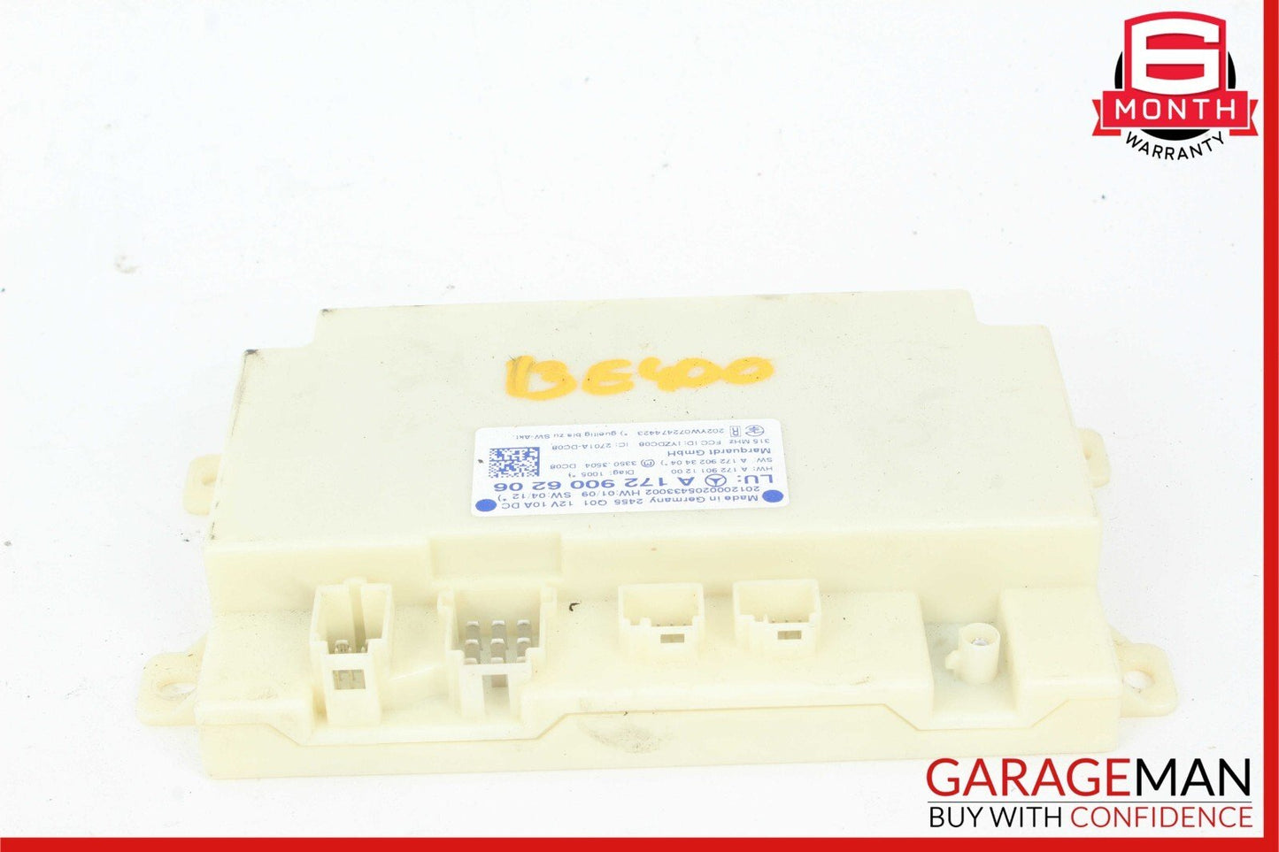 10-15 Mercedes W204 C250 CLS550 E400 Keyless Go Entry Control Module Unit