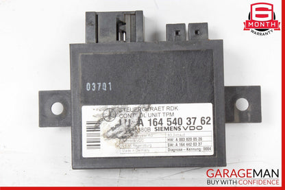 06-12 Mercedes W164 ML350 TPMS Tire Pressure Control 1645403762 OEM