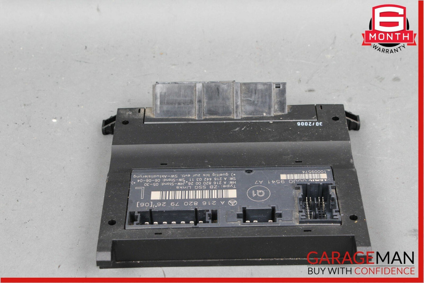 07-14  Mercedes-Benz CL550 W216 AMG Front Left Driver Seat Control Module 2168207926 Genuine