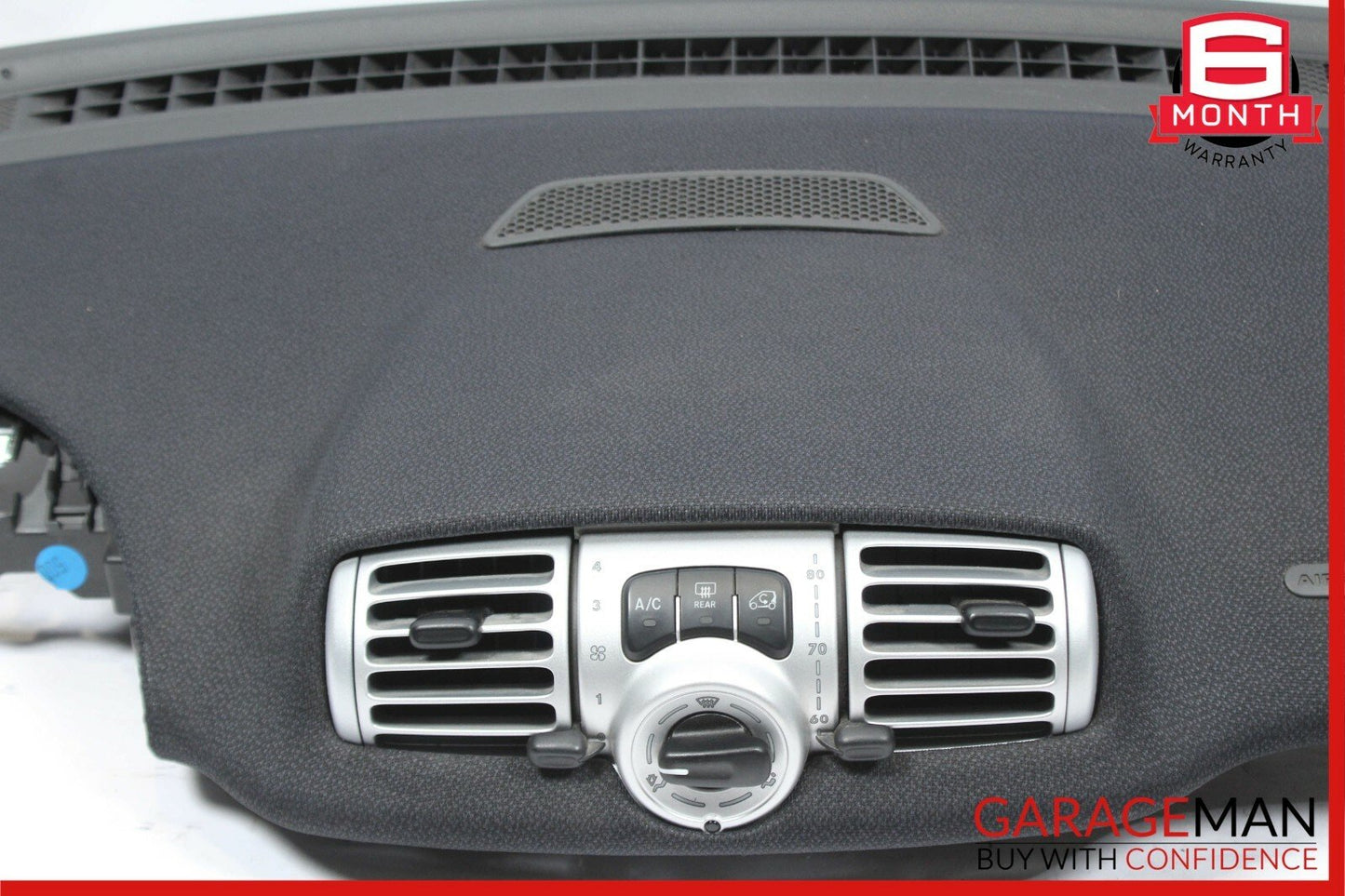 08-14 Smart Fortwo W451 Front Dash Dashboard Trim Cover Panel Assembly Black