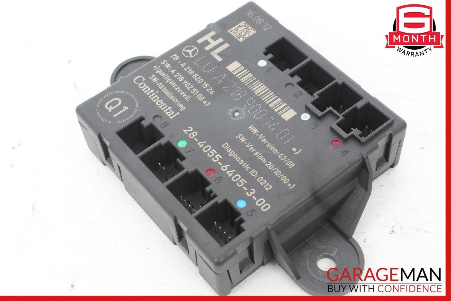 08-15 Mercedes W204 C250 Rear Left Driver Side Door Control Module OEM