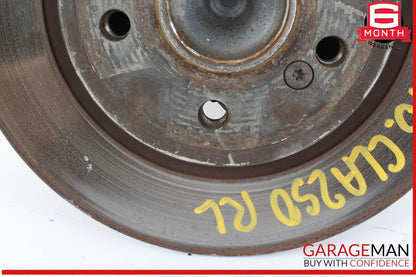 14-19 Mercedes W117 CLA250 Rear Left Side Spindle Knuckle Hub w/ Rotor Disc OEM