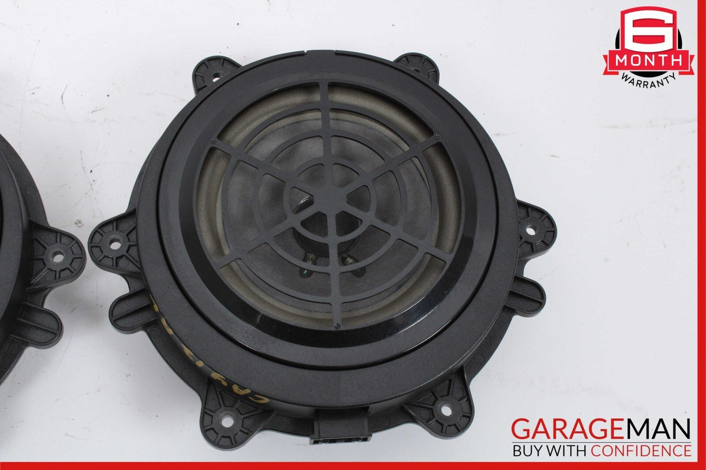 11-18 Porsche Cayenne 958 S Rear Left & Right Side Door Audio Sound Speakers Set