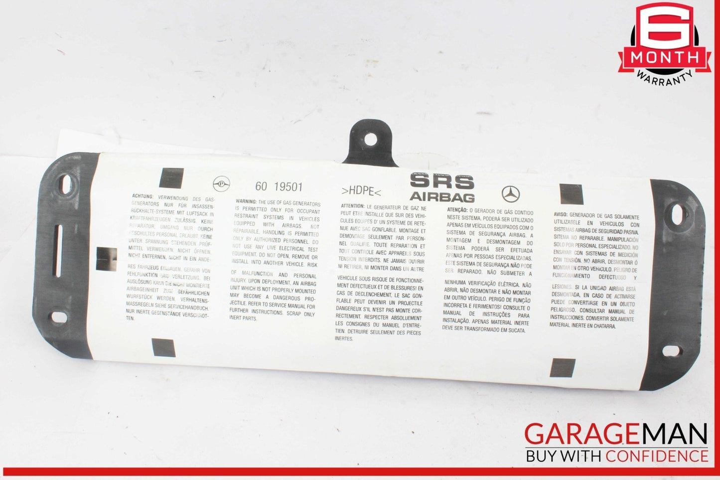 06-11 Mercedes W219 CLS500 CLS550 Front Right Side Dashboard Dash Airbag Air Bag