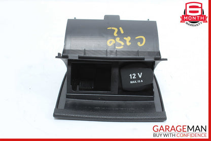 08-15 Mercedes W204 C250 C300 Center Console Ashtray Ash Tray Rear Black OEM