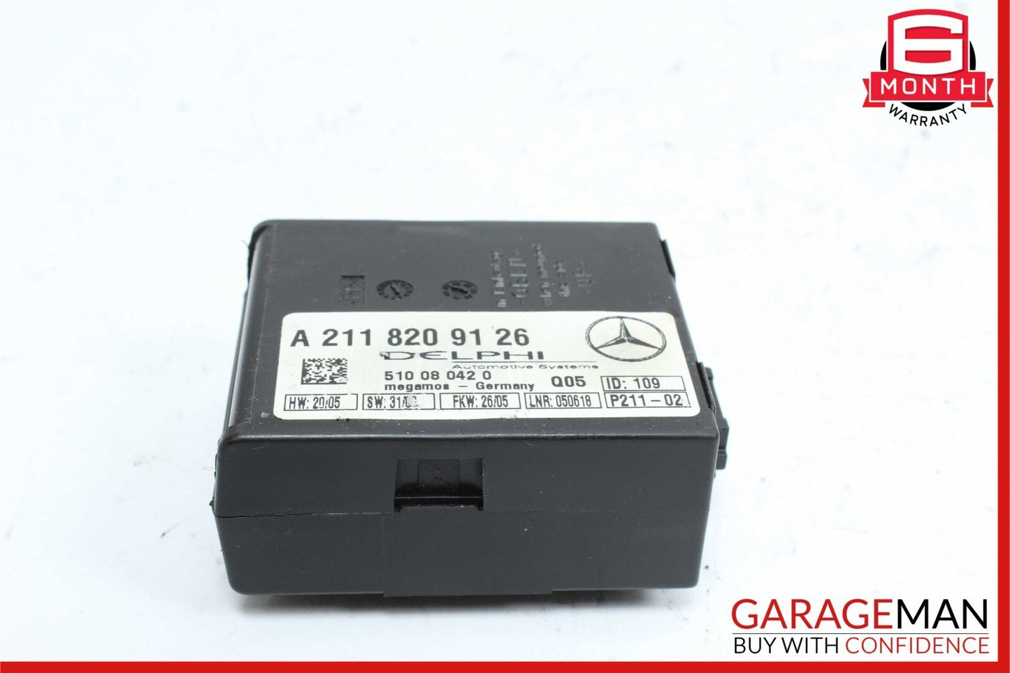01-08 Mercedes R171 SLK280 S430 C320 C230 Anti Theft Control Alarm Module Unit
