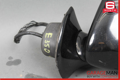 07-09 Mercedes W211 E550 E350 Front Left Side Mirror Door Rear View Black OEM