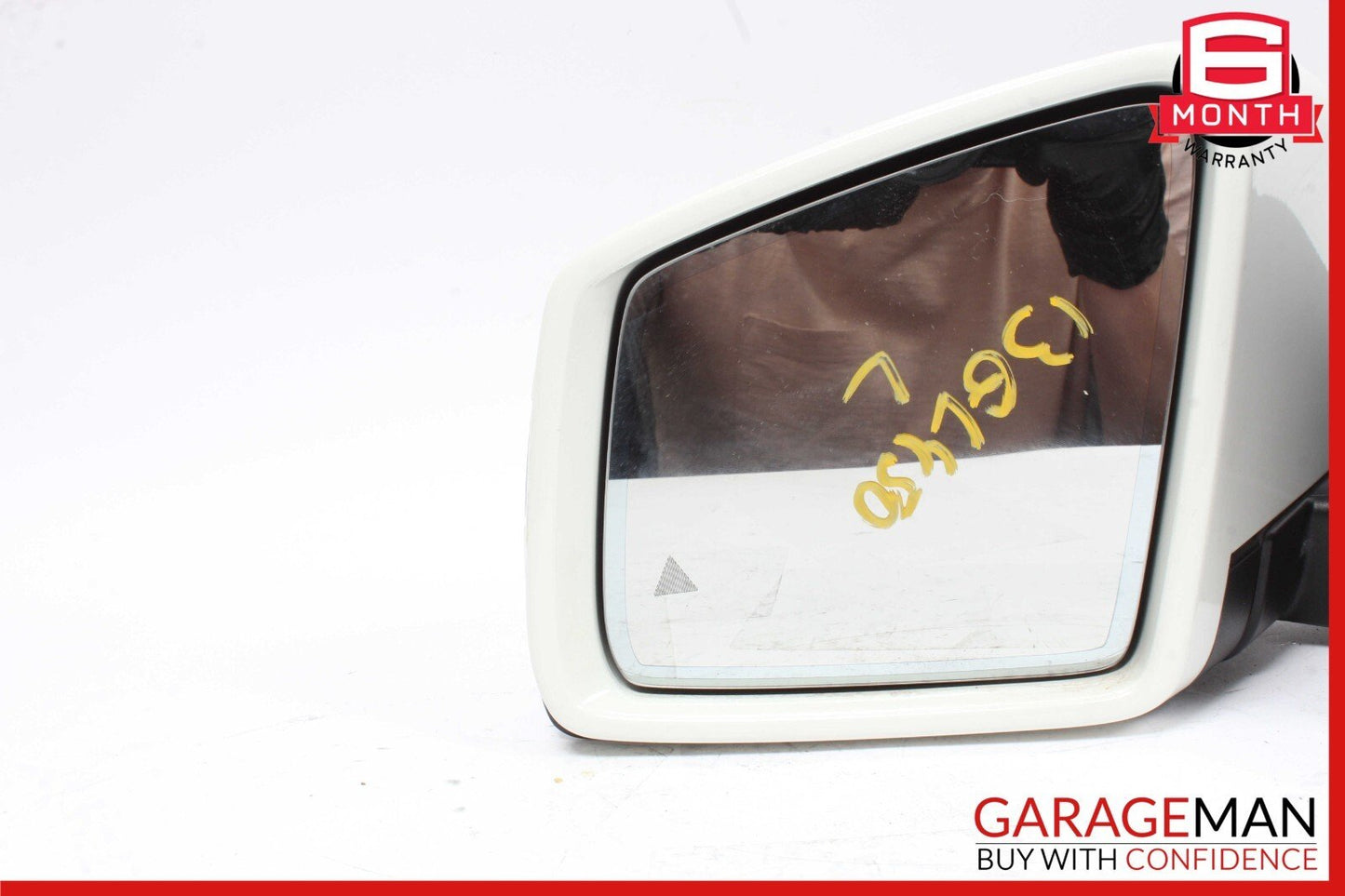 13-16 Mercedes X166 GL450 Front Left Side Mirror Glass Rear View w/ Blind Spot