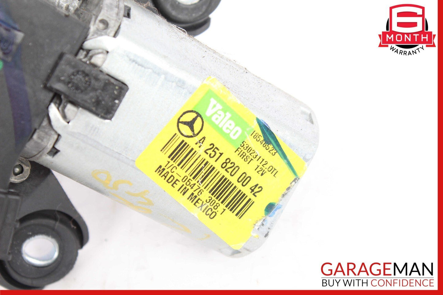 06-19 Mercedes X164 GL450 GLE400 R350 Rear Glass Windshield Wiper Motor Unit