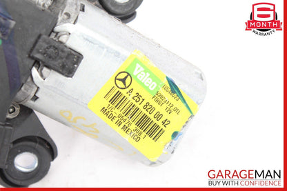 06-19 Mercedes X164 GL450 GLE400 R350 Rear Glass Windshield Wiper Motor Unit