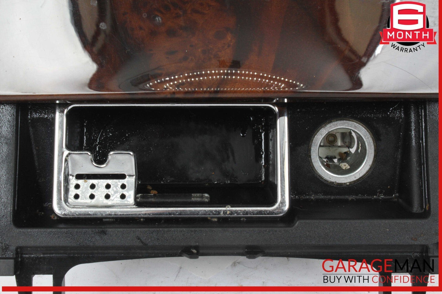 08-15 Mercedes W204 C250 C300 Center Console Ashtray Ash Tray Compartment Wood