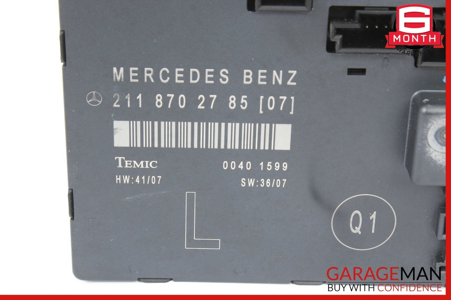 03-09 Mercedes W211 E320 E350 Front Left Driver Side Door Control Module OEM