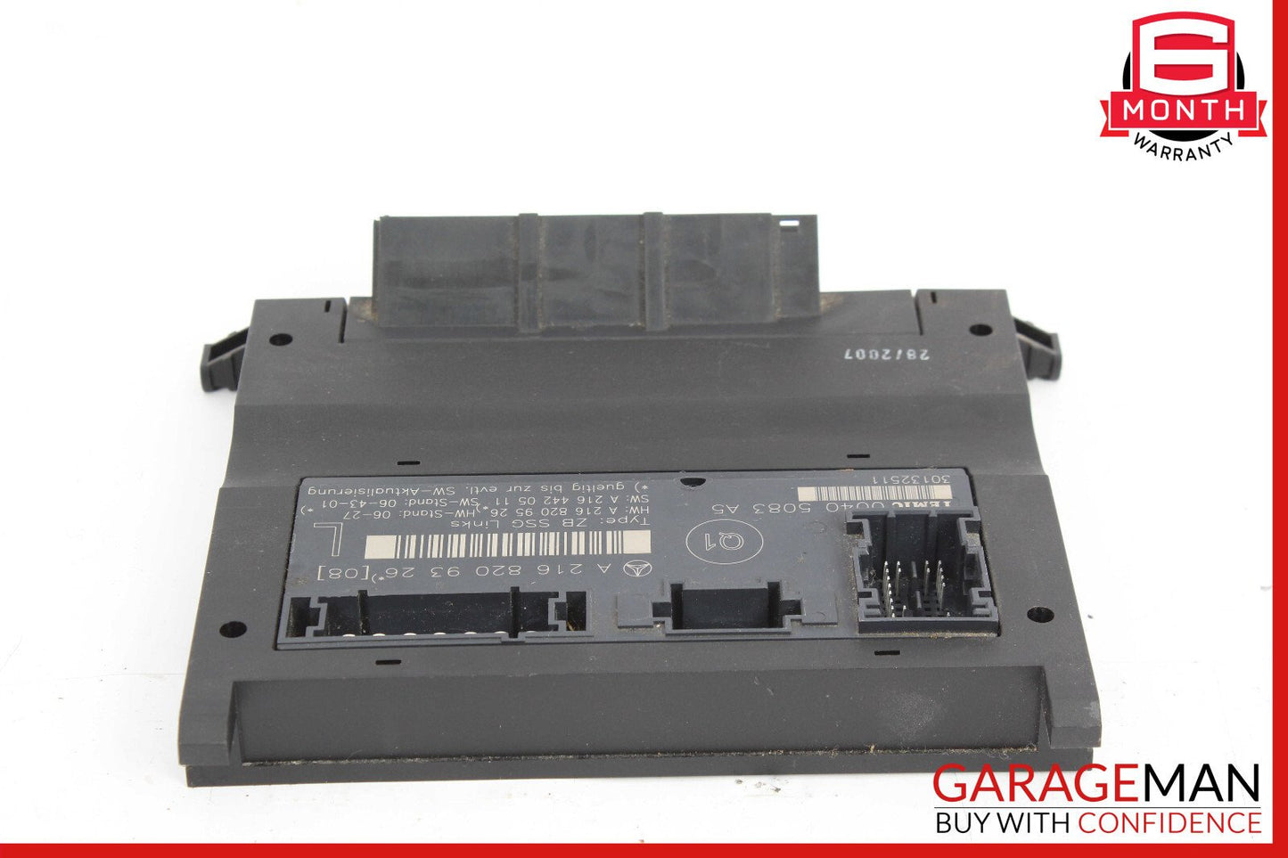 07-14 Mercedes W216 CL550 CL65 AMG Front Left Under Seat Control Module OEM