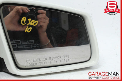 10-11 Mercedes W204 C300 C250 Front Right Side Mirror Door Rear View White