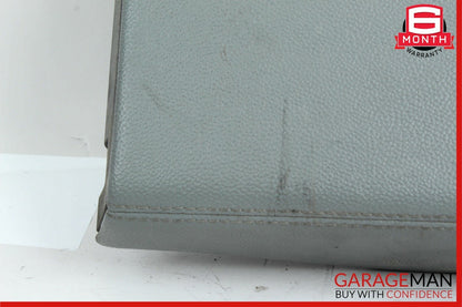 03-06 Mercedes R230 SL500 Center Console Rear Lid Cover Panel Leather Gray OEM