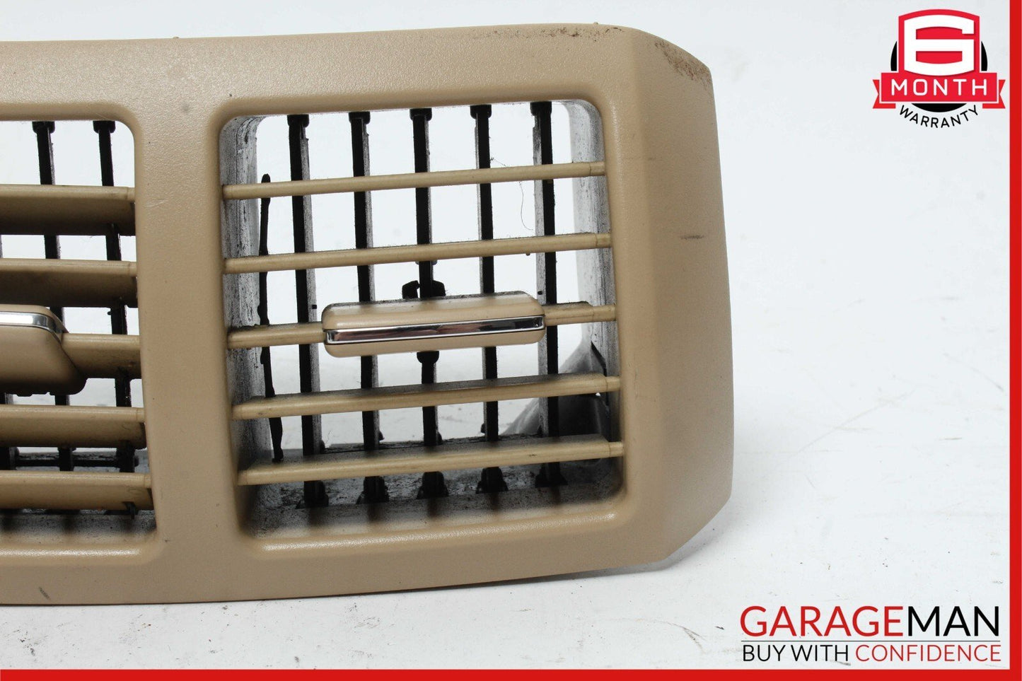 06-09 Mercedes W251 R350 R500 Rear Center Console AC A/C Air Vent Grille Brown