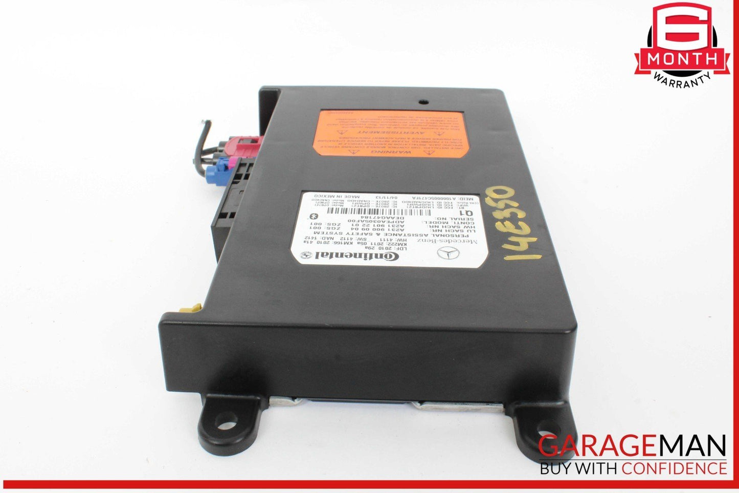 10-20 Mercedes W212 E350 C400 GLA250 SL400 Communication Control Module OEM