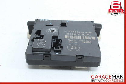 06-11 Mercedes W219 CLS500 CLS550 CLS63 AMG Rear Right Side Door Control Module