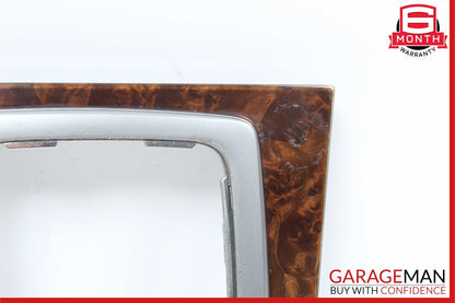 08-11 Mercedes W204 C250 C300 Center Console Shift Shifter Bezel Trim Cover Wood