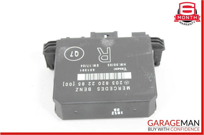 01-07 Mercedes W203 C230 C320 Rear Right Side Door Control Module Unit OEM