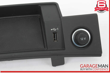 18-25 Audi Q5 Front Center Console Storage Tray Box Cover w/ Start Button OEM