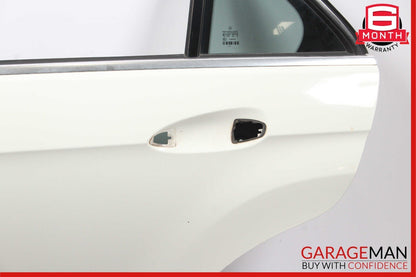 10-16 Mercedes W212 E350 E63 AMG Sedan Rear Left Side Door Shell Calcite White
