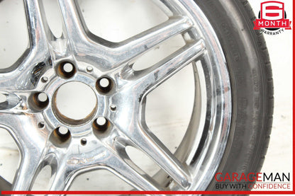 03-12 Mercedes R230 SL550 SL65 AMG Rear Wheel Tire Rim 9.5Jx18H2 ET33 OEM