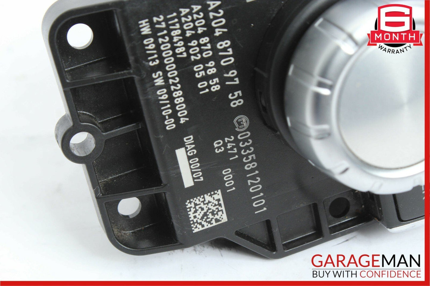 12-15 Mercedes C250 E400 GLK250 Console Head Unit Controller Knob Multi Switch