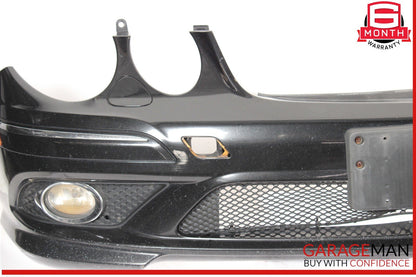 07-09 Mercede W211 E350 Sport Front Bumper Cover Assembly Black OEM