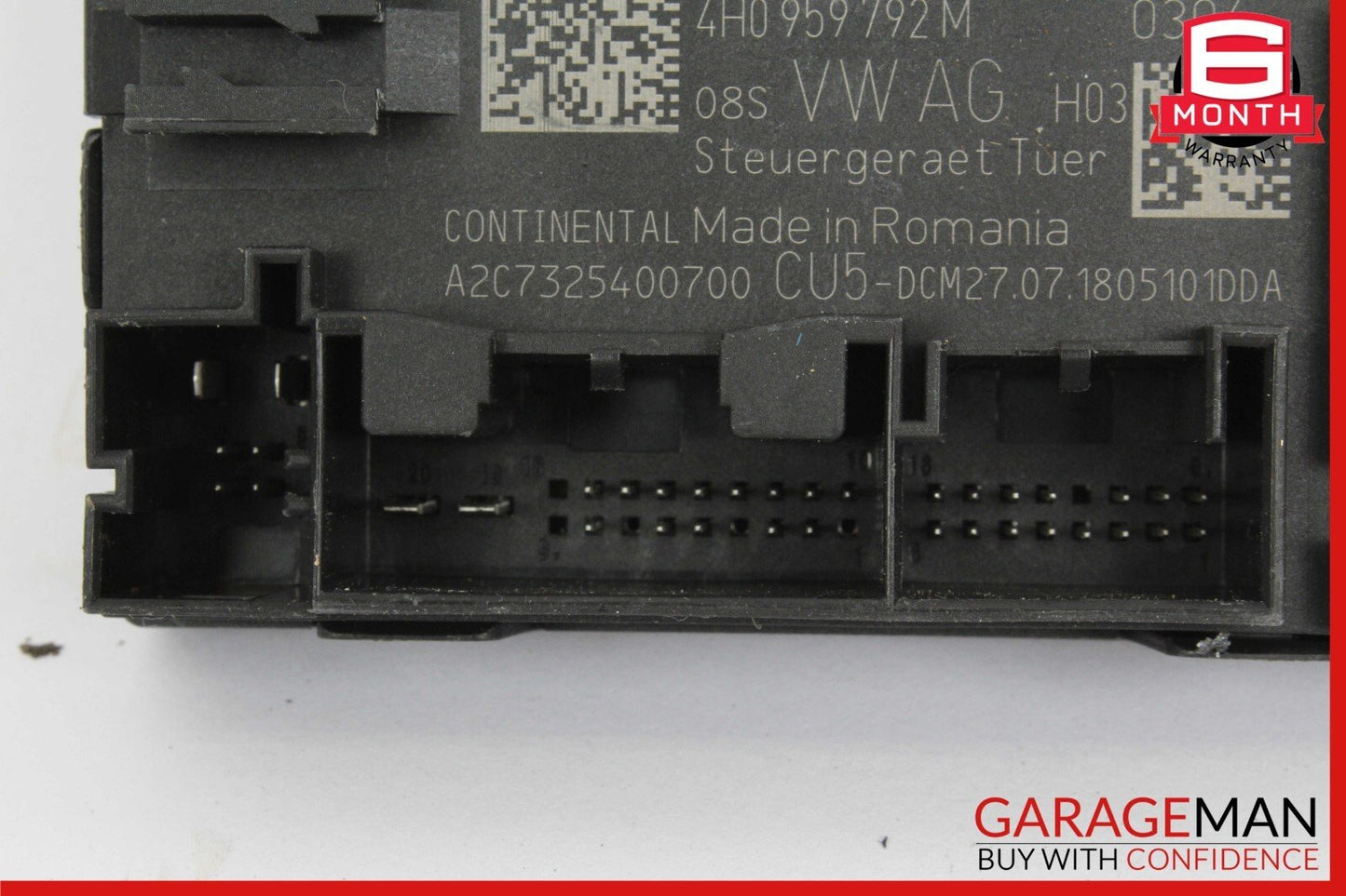 15-24 PORSCHE MACAN FRONT RIGHT SIDE DOOR CONTROL MODULE OEM 4H0959792S