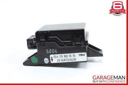 00-13 Mercedes R230 SL500 Seat Belt Seatbelt Tension Sensor 2158600505 OEM