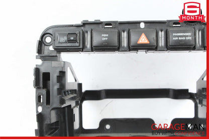 03-10 Porsche Cayenne S 955 957 Center Dash Hazard Light Seat Heater Trim Panel