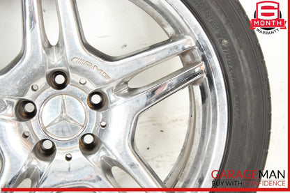 03-12 Mercedes R230 SL550 SL65 AMG Front Wheel Tire Rim 8.5Jx18H2 ET30 OEM