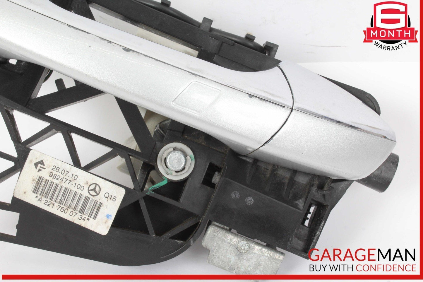 07-13 Mercedes W221 S550 S400 Rear Left Side Exterior Door Handle Keyless Go OEM