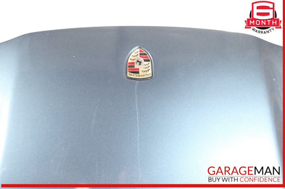 10-16 Porsche Panamera 970 Front Hood Bonnet Cover Panel Blue OEM