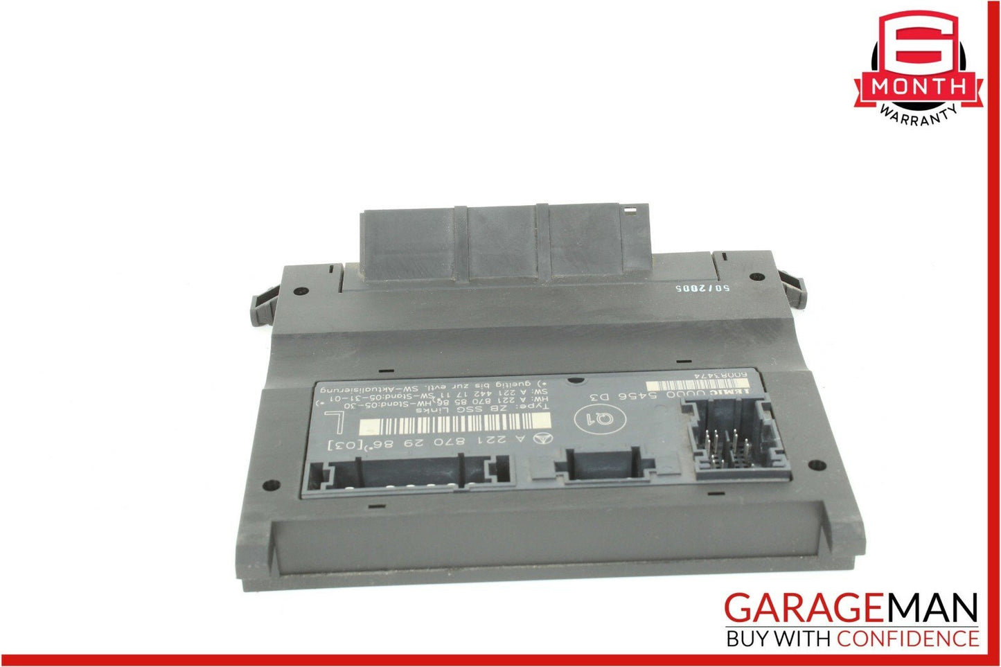 07-13 Mercedes W221 S600 S550 Front Left Driver Side Seat Control Module Unit