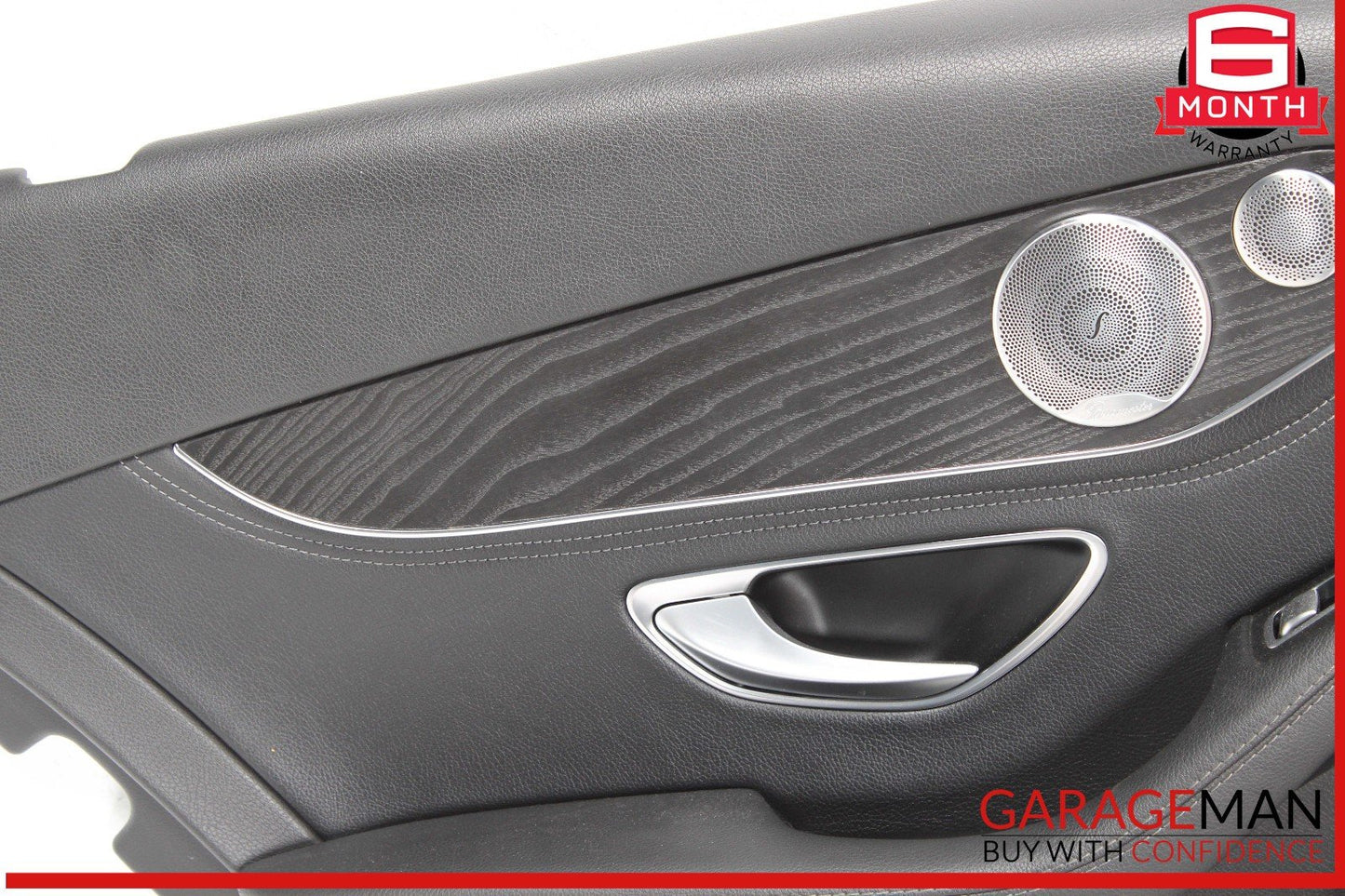 15-20 Mercedes W205 C300 Sedan Rear Left Interior Door Trim Panel Cover OEM