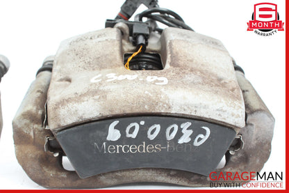 08-14 Mercedes W204 C300 Front Brake Calipers Left and Right Set OEM