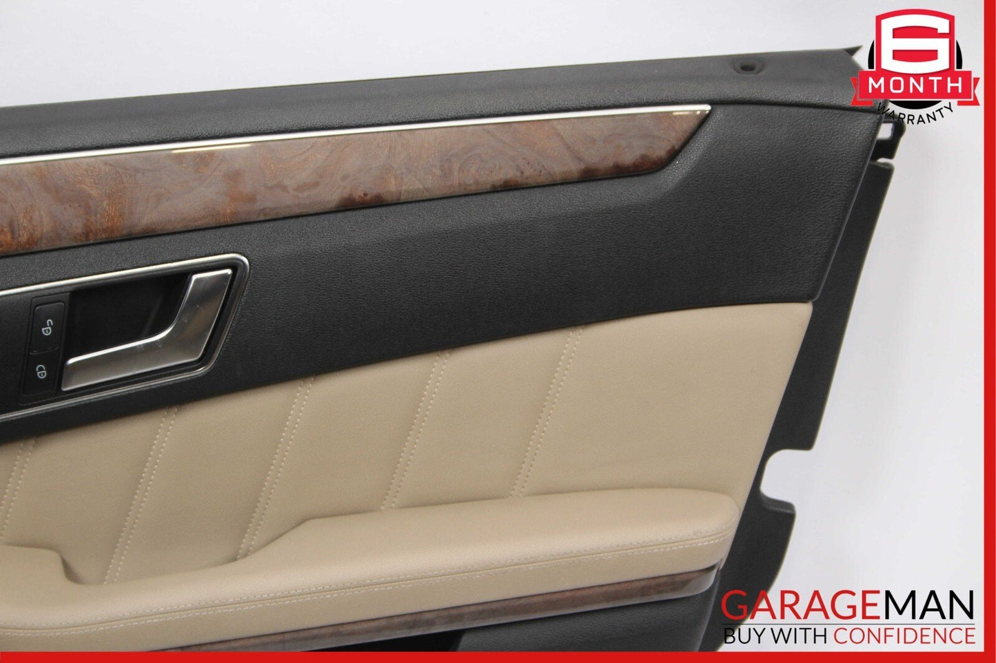 10-13 Mercedes W212 E350 E550 Front Right Interior Door Panel Assembly Beige