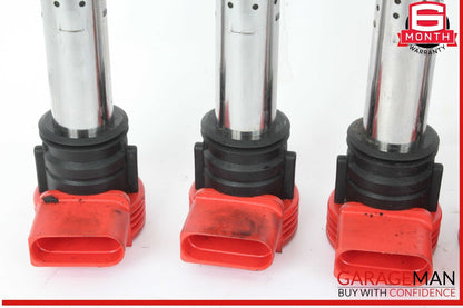 09-16 Audi S4 Engine Ignition Coil Coils Set of 6 0084344221 OEM
