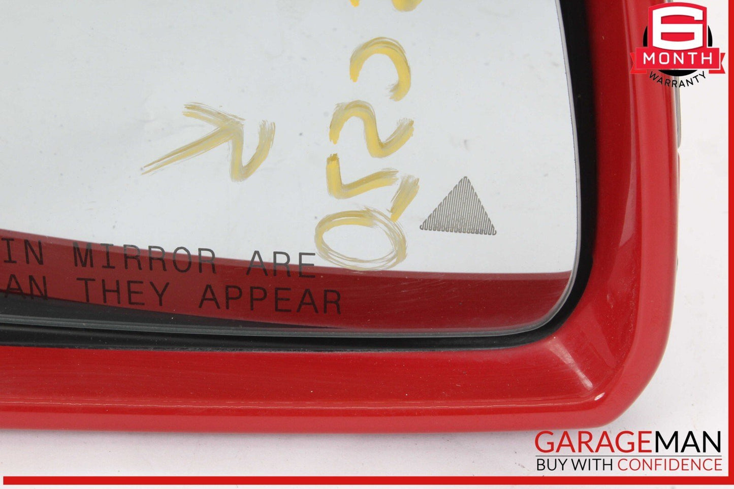 12-15 Mercedes W204 C250 C300 Front Right Side Mirror Door Rear View Red OEM