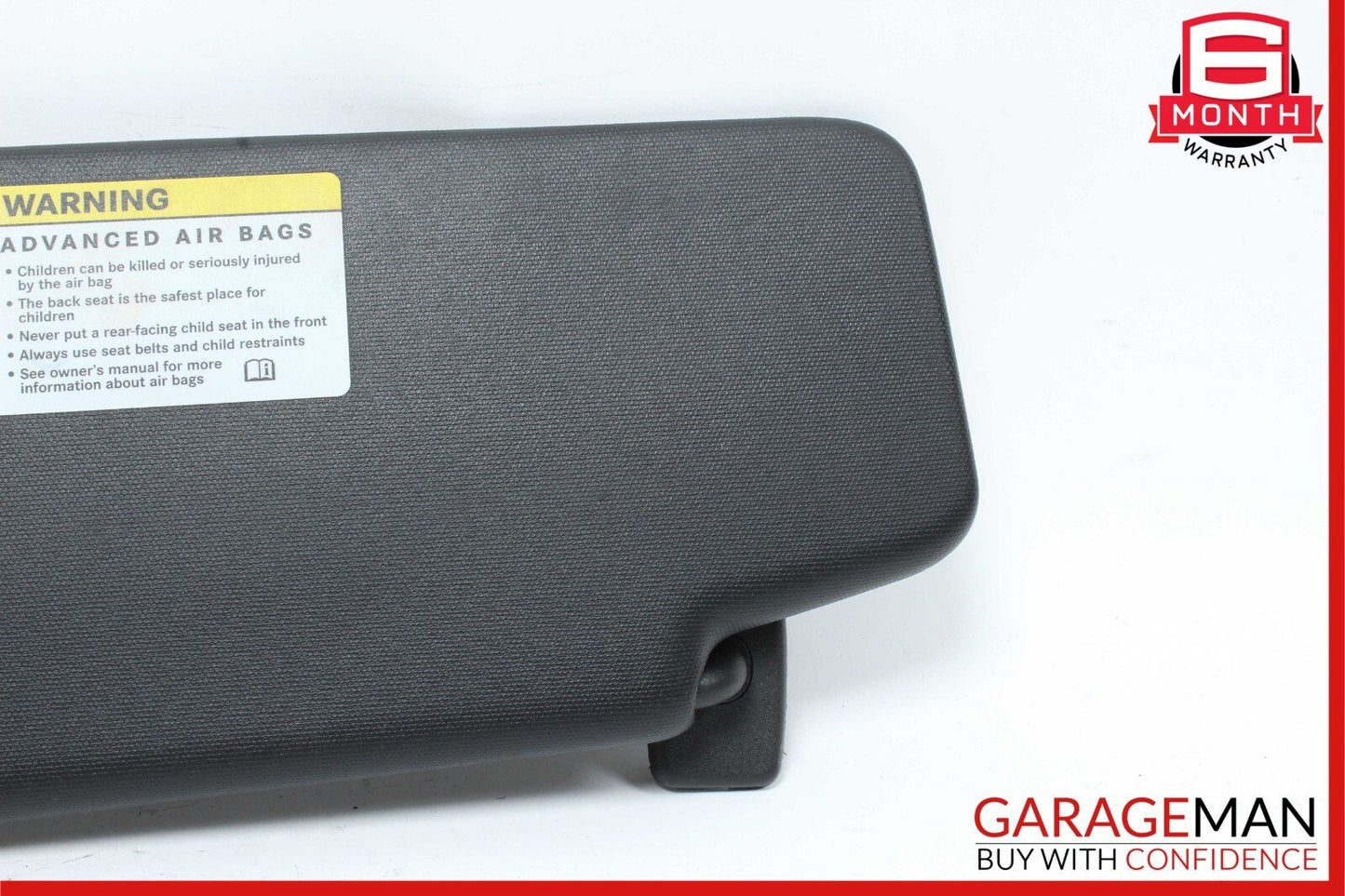 08-15 Mercedes W204 C300 C350 Front Right Side Sunvisor Sun Visor Shade Black