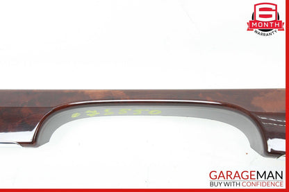 07-09 Mercedes W221 S550 Front Dashboard Trim Panel Cover Bezel Wood OEM