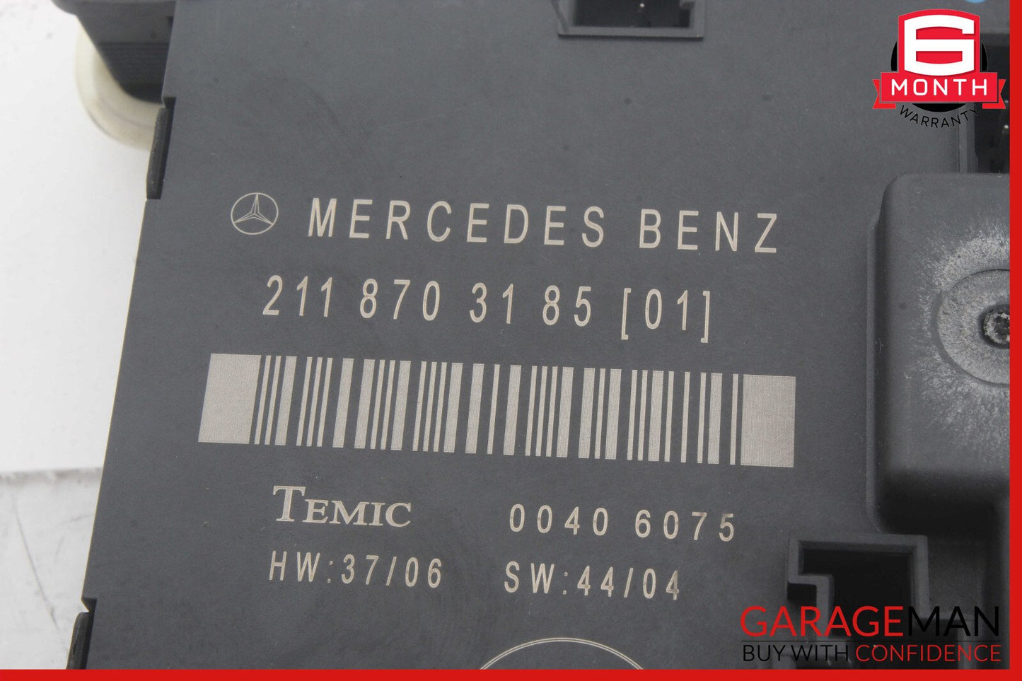 03-09 Mercedes W211 E320 E550 E63 AMG Rear Left Driver Door Control Module OEM