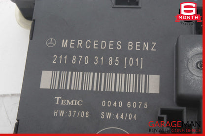 03-09 Mercedes W211 E320 E550 E63 AMG Rear Left Driver Door Control Module OEM