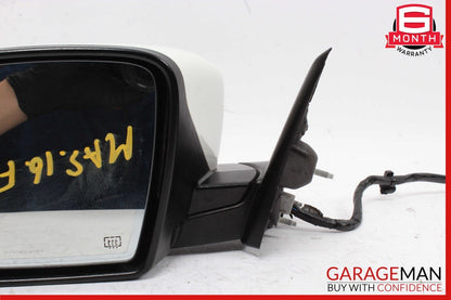 14-17 Maserati Ghibli Front Left Side Mirror Door Rear View Black/White OEM